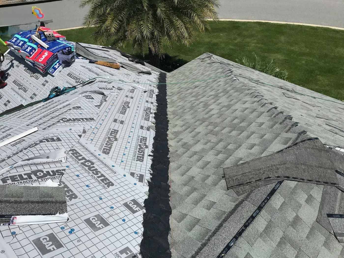 GAF Slate Architectural Roof Replacement | Sentinel Roofing Alachua, FL GAF slate architectural shingle roof replacement with FeltBuster, IWS, and valley protection by Sentinel Roofing in Alachua, FL