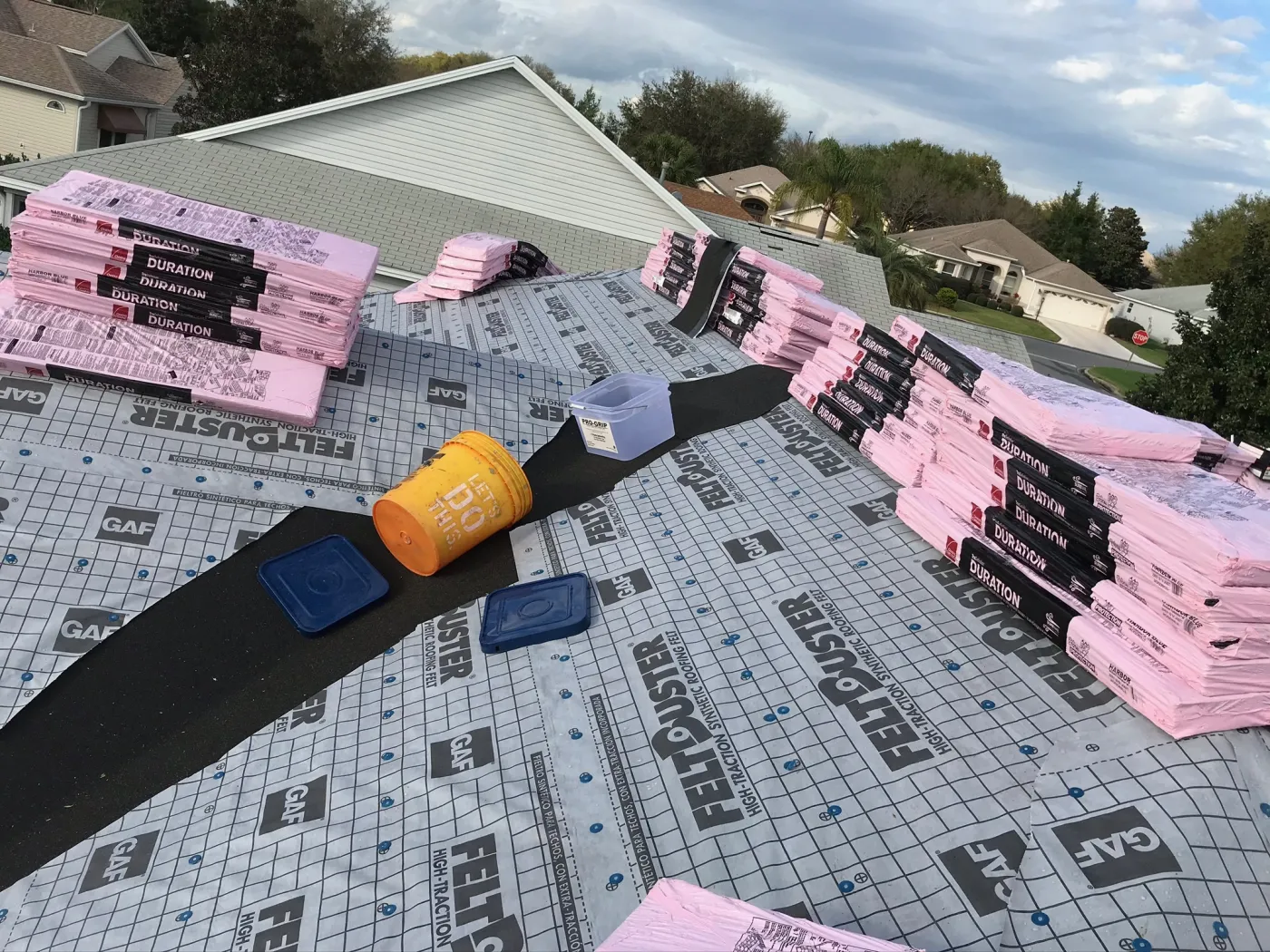 Owens Corning Shingle Roof Replacement | Sentinel Roofing Belleview, FL Owens Corning matching shingle roof replacement with IWS, underlayment, and roof stack installation by Sentinel Roofing in Belleview, FL
