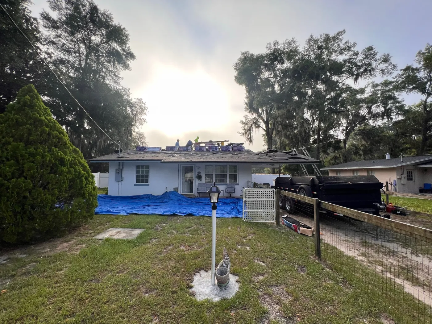 One-Day GAF HDZ Shingle Roof Replacement | Sentinel Roofing Belleview, FL One-day GAF HDZ shingle roof removal and replacement completed by Sentinel Roofing in Belleview, FL