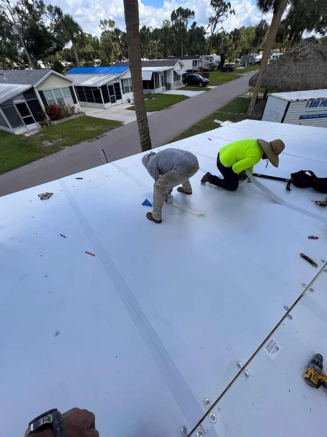Elite Panel Hurricane Damage Roof Replacement | Sentinel Roofing Belleview, FL Elite panel hurricane damage roof replacement completed by Sentinel Roofing in Belleview, FL