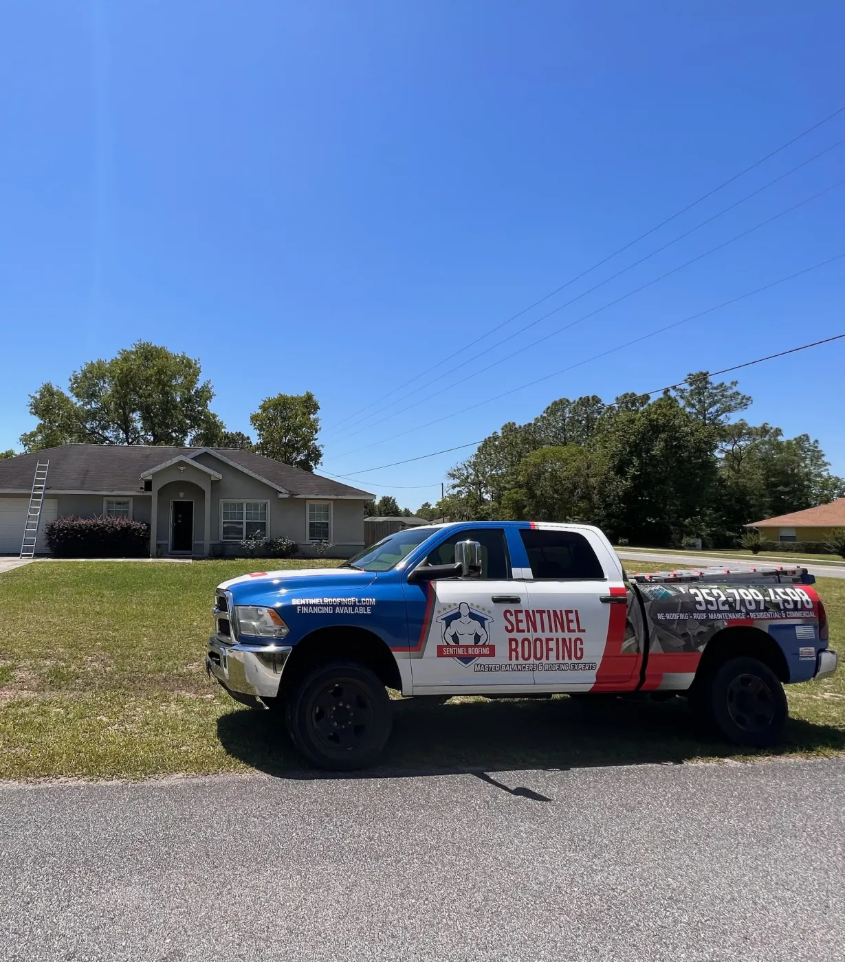 Preconstruction Roof Inspection & Material Verification | Sentinel Roofing Belleview, FL Sentinel Roofing preconstruction inspection and material verification at a roofing project site in Belleview, FL
