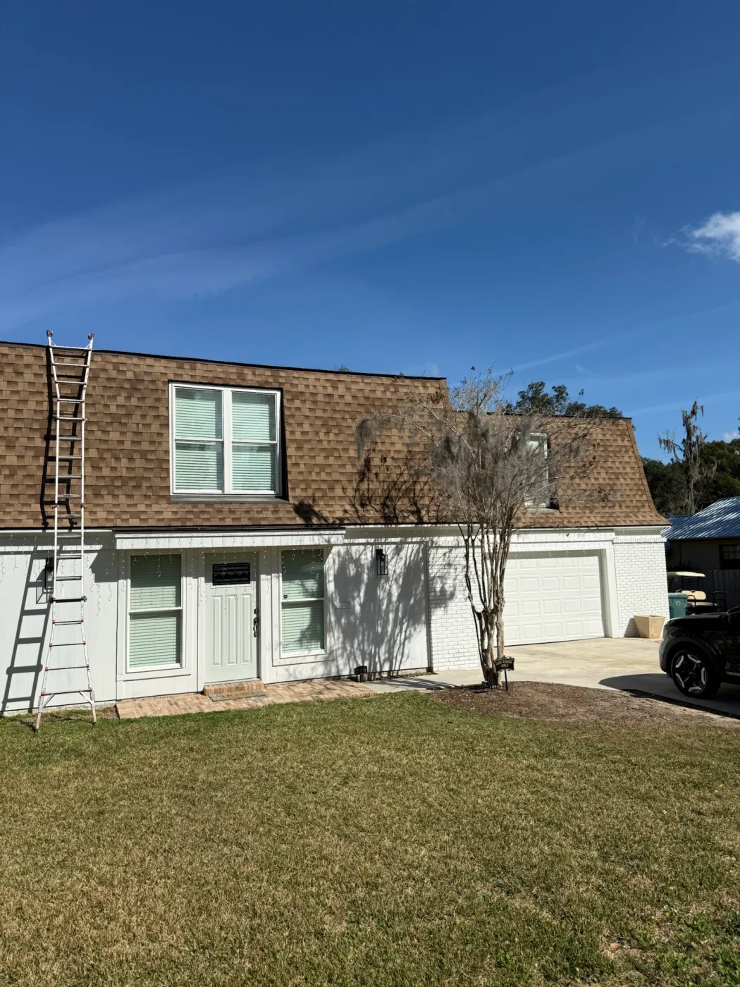 Mansard Asphalt Roof Installation | Sentinel Roofing Belleview, FL Mansard asphalt roof installation with GAF HDZ shingles by Sentinel Roofing in Belleview, FL