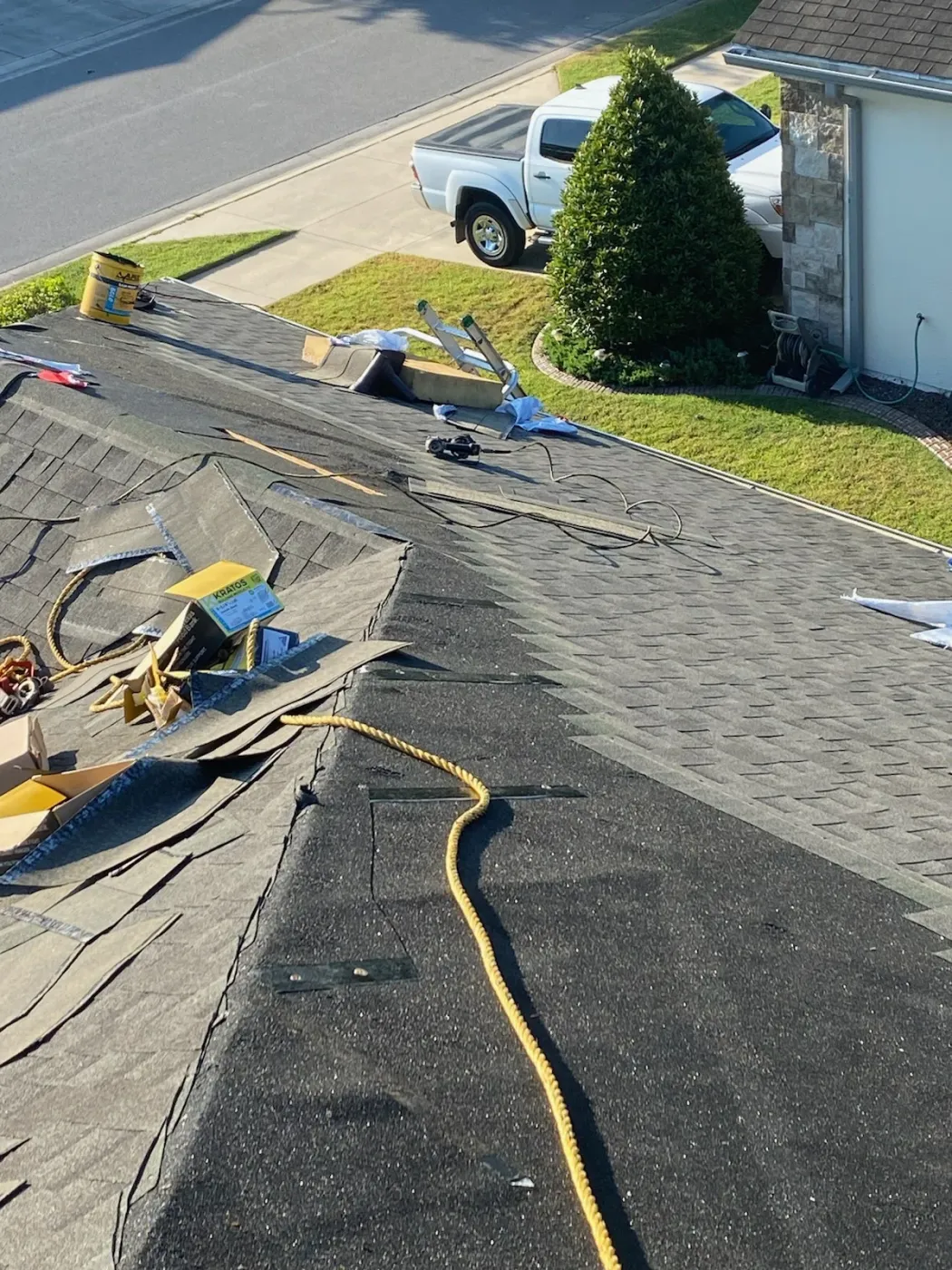 CertainTeed Landmark Shingle Installation in Dunnellon, FL CertainTeed Landmark shingles with ice and water shield installed by Sentinel Roofing in Dunnellon, FL