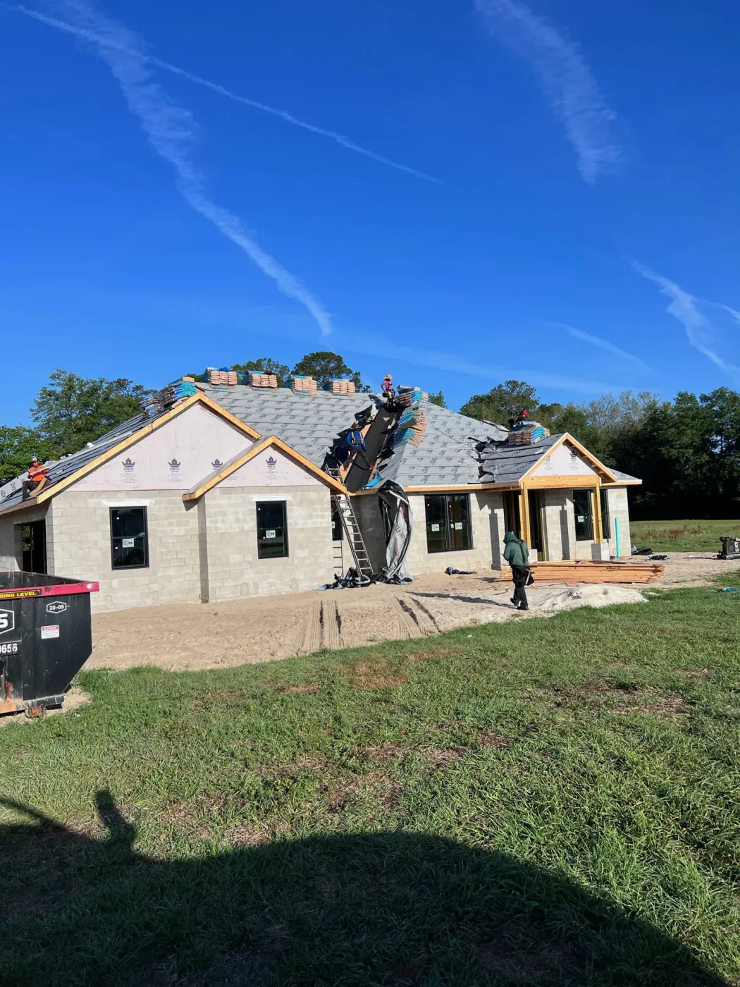 CertainTeed New Construction Roof in Dunnellon, FL CertainTeed shingle roof installation on new construction by Sentinel Roofing in Dunnellon, FL
