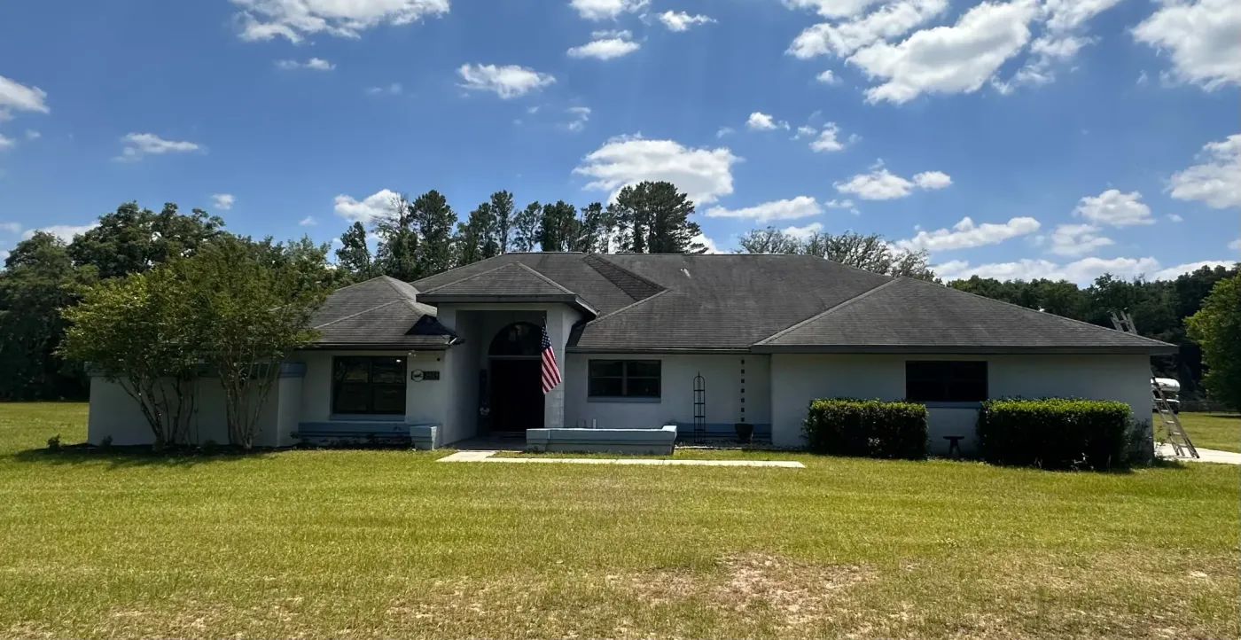 Old Shingle Roof Replacement Inspection in Dunnellon, FL Old asphalt shingle roof inspected for replacement by Sentinel Roofing in Dunnellon, FL